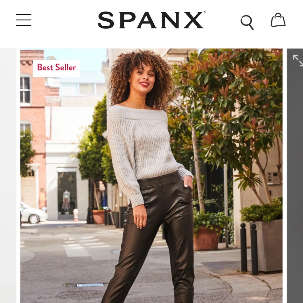 Spanx Leather-like Jogger. Medium. Never worn!